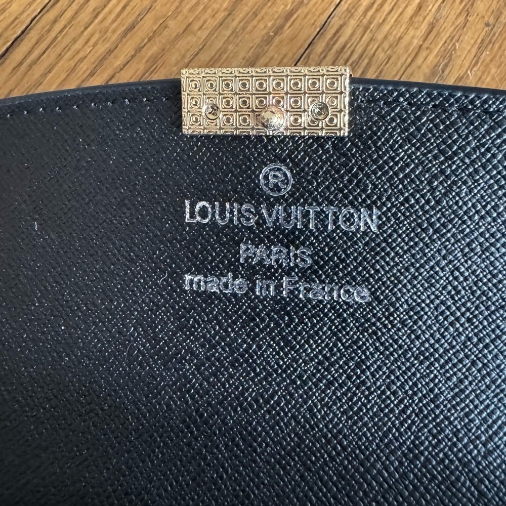 Designer style Black Monogram Wallet - Picture 2 of 7